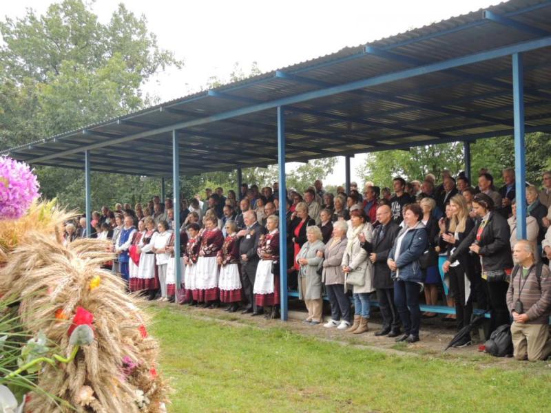 Dożynki gminne w Mietkowie 2017 publiczność