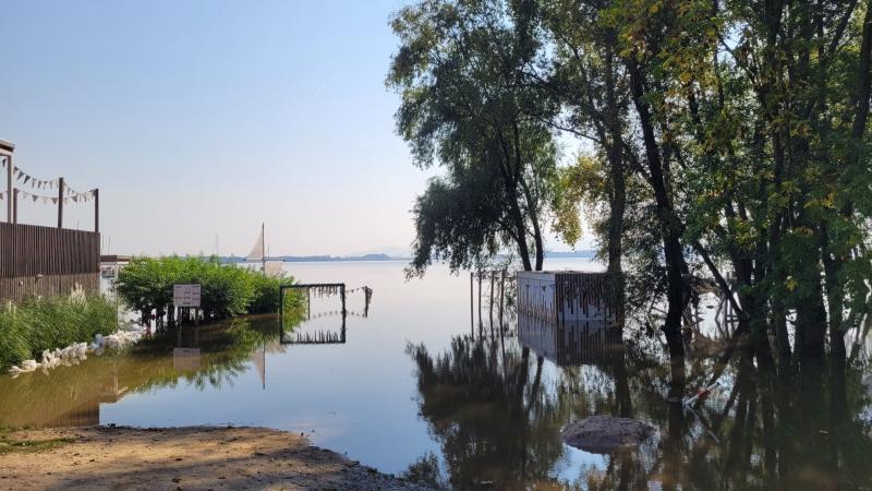 Bar Ślęża View pod wodą (powódź) 2024