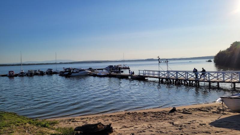 Plaża w Borzygniewie stan wody 21 września (powódź) 2024