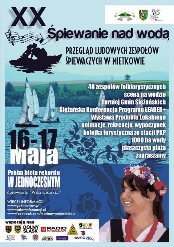 Śpiewanie nad wodą 2015 - plakat