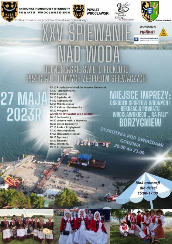 Śpiewanie nad wodą (XXV edycja) 2023