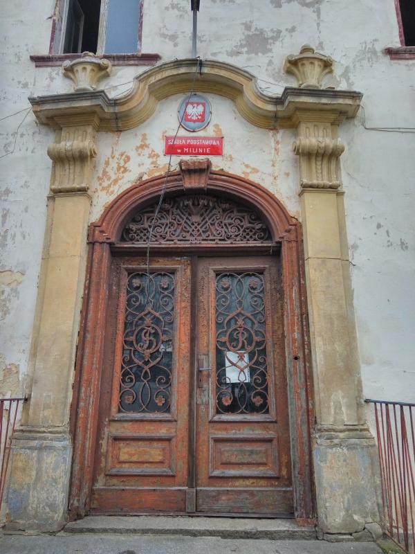 Portal wejściowy - Pałac w Milinie 2015