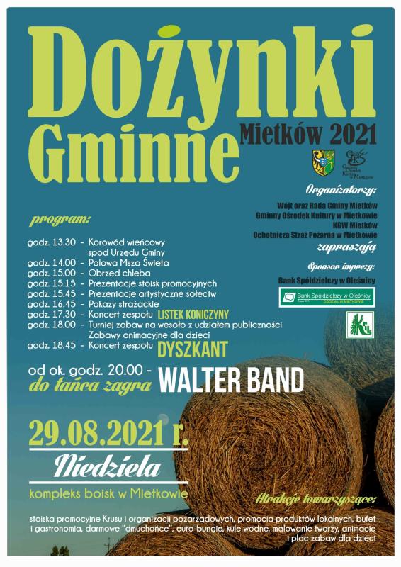 Dożynki gminne w Mietkowie 2021