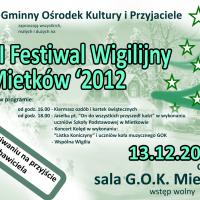 Festiwal wigilijny 2012