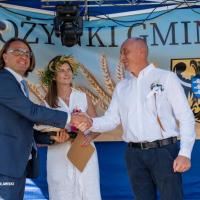 Dożynki gminne w Domanicach 2024 wójt gminy Mietków