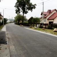 Ulica Kątecka w Milinie po remoncie 2016